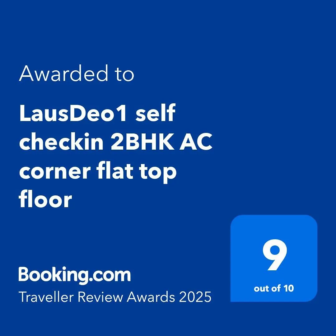 Lausdeo1 Self Checkin 2Bhk Ac Corner Flat Top Floor Thiruvananthapuram 0*,  India